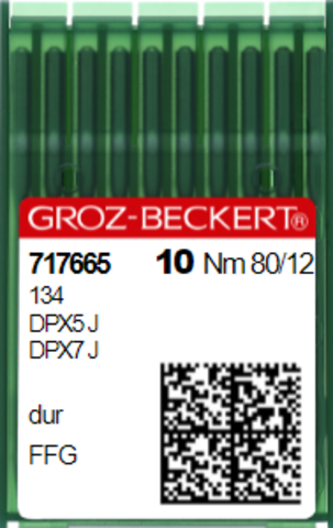 Голки GROZ-BECKERT DP*5 № 100 FFG (уп.10шт.)