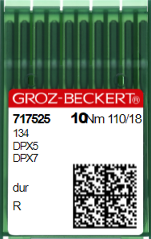 Голки GROZ-BECKERT DP*5 № 75 R (уп.10шт.)