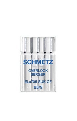 Голки Schmetz Overlock ELX705 SUK CF №65 (уп.5 шт.)