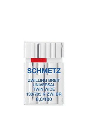 Подвійна голка Schmetz Universal Extra wide twin needle 130/705 H ZWI BR № 8,0/100 (уп.1 шт.)